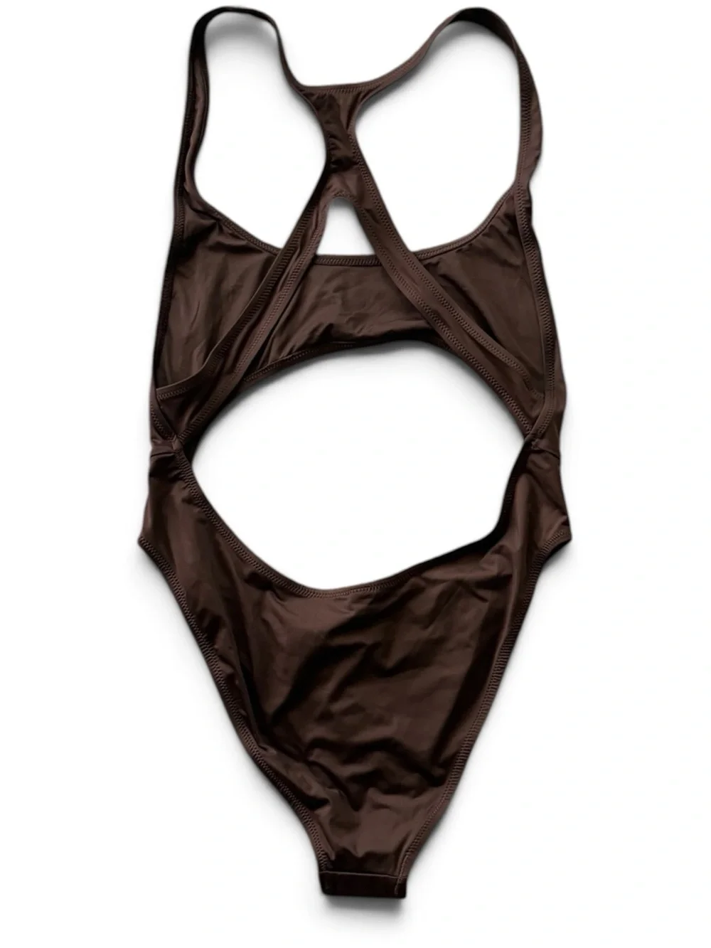 SKIMS Swim Cocoa Cutout Cup Monokini One Piece Swimsuit XL NWT